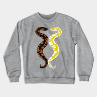 Twin Ball Pythons Crewneck Sweatshirt